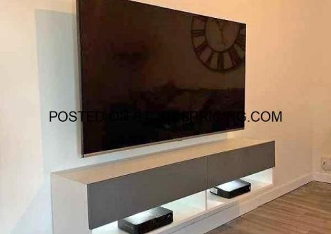 Auto Teflon LED light Furniture Float Console