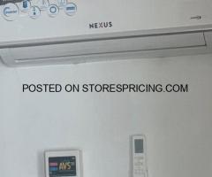 Clean 1HP Nexus inverter split air conditioner with full kits and remote 